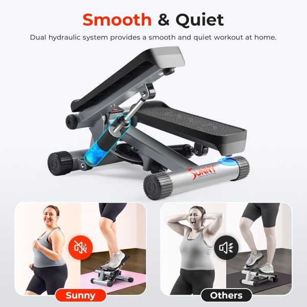 Sunny Health & Fitness Mini Steppers for Exercise at Home, Stair Step - Image 4