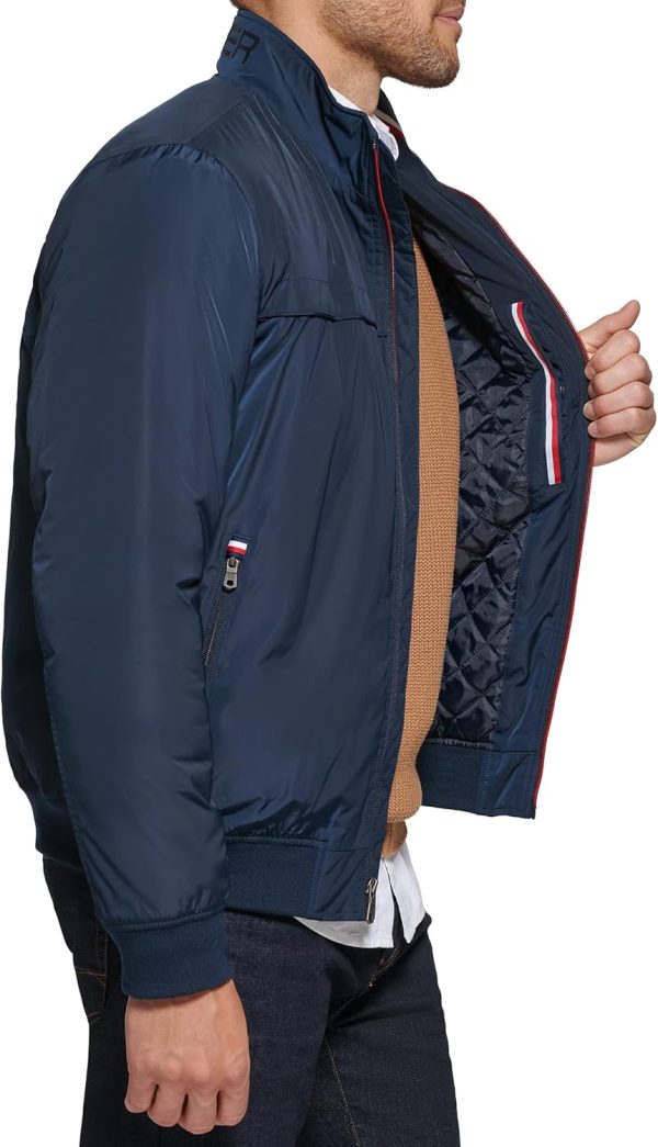 Tommy Hilfiger Men's Performance Faux Memory Bomber Jacket - Image 5