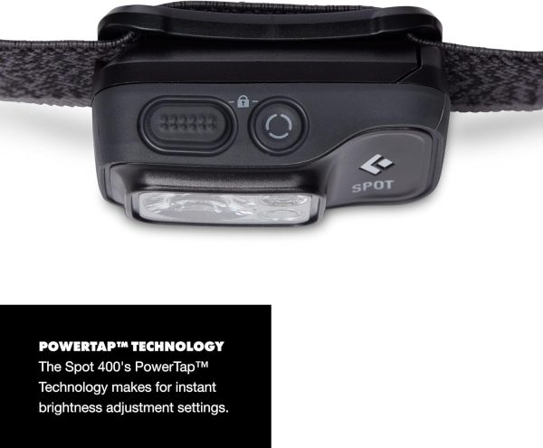 BLACK DIAMOND Spot 400 LED Headlamp, Waterproof and Dimmable Battery - Image 3