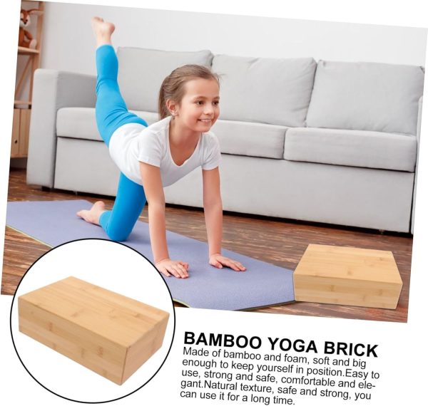1pc Cork Foam Brick Natural Yoga Mat Board Pilates Yoga Accessories Hugger - Image 6