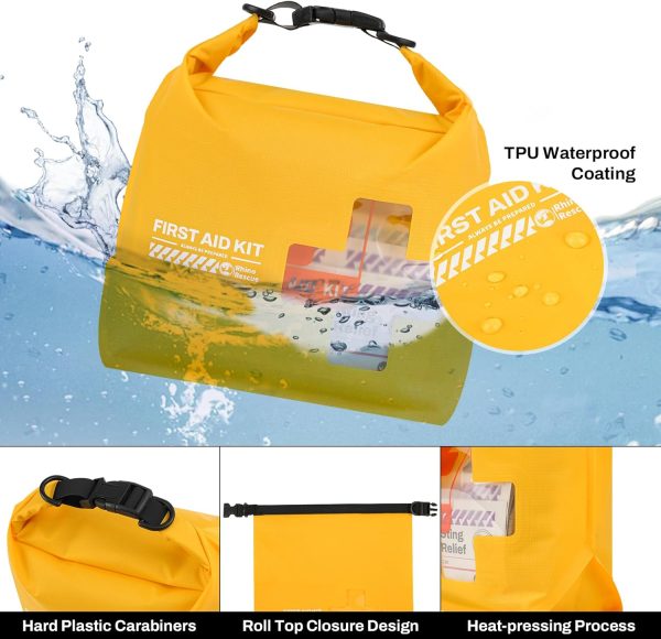 RHINO RESCUE Waterproof First Aid Kit, Lightweight Boat Dry Bag, Emergency - Image 3