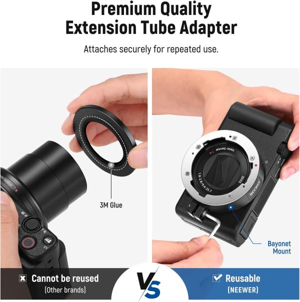 NEEWER Wide Angle Lens Compatible with Sony ZV1 Camera, 2 in 1 18mm HD Wide - Image 7