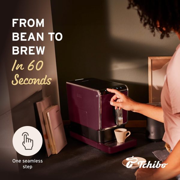 Tchibo Automatic Espresso & Coffee Machine with Built-in Grinder, No Coffee - Image 2