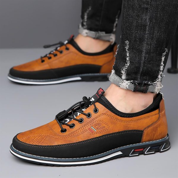 Mens Dress Shoes Casual Oxfords Lace-Up Lightweight Formal Business Shoes - Image 7