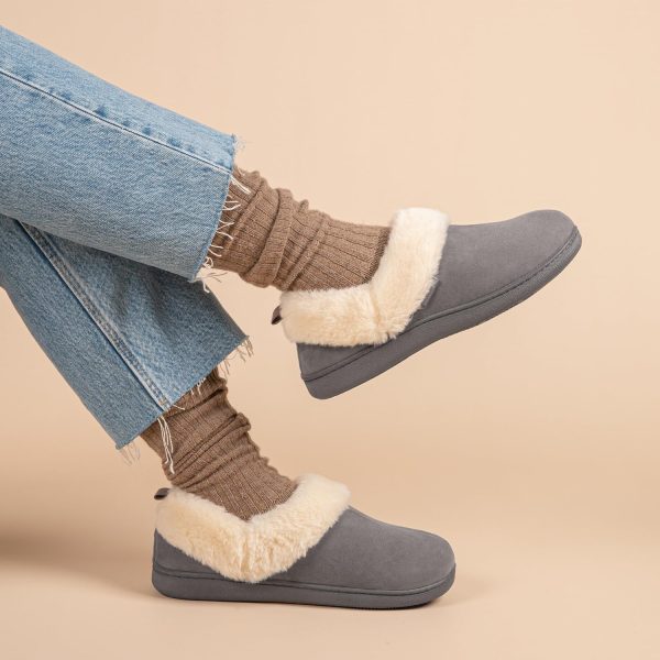FamilyFairy Women Memory Foam Bootie Slippers, Warm Cozy Micro Suede - Image 2