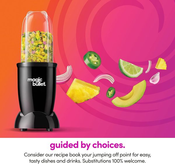 magic bullet Blender, Small, Black, 11 Piece Set - Image 6