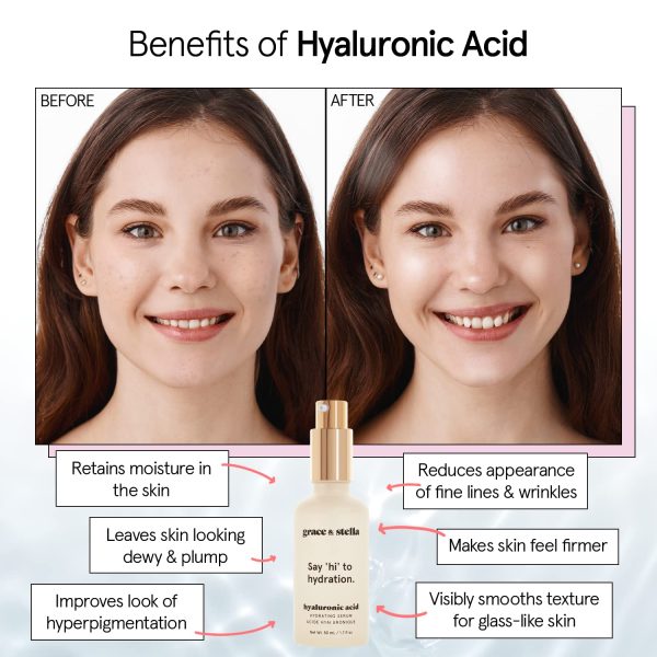 grace & stella Award Winning Hyaluronic Acid Serum (50ml/1.7 fl oz) - Image 3