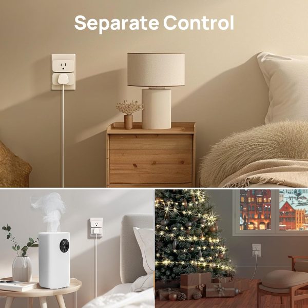 Linkind Matter Smart Plug with Remote, Work with Apple Home, Siri, Alexa, - Image 8