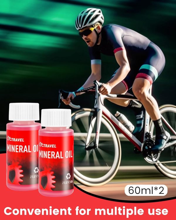Brake Bleed Kit for Shimano, TEKTRO, TRP Hydraulic Disc Brakes, Mountain - Image 2