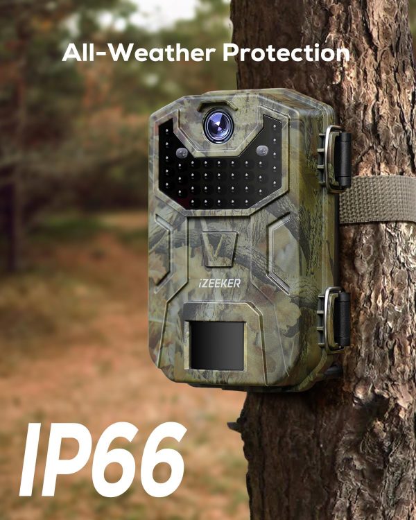 iZEEKER Trail Camera, 32MP 1080P Game Camera with 940nm No Glow Night - Image 6