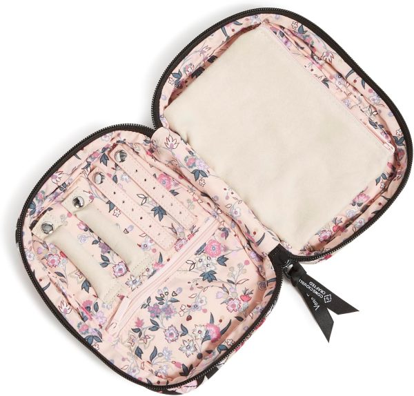 Vera Bradley Women's Cotton Zip-Around Jewelry Organizer Case Travel - Image 2