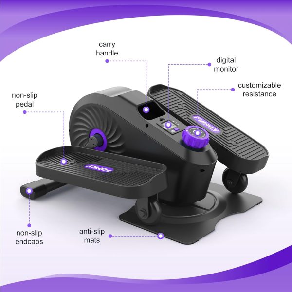 FUNMILY Under Desk Elliptical, Sitting or Standing Ellipse Leg Exerciser as - Image 3