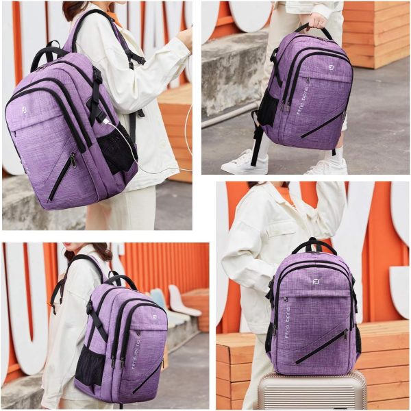 Large Laptop Backpack 17.3 inch Durable Waterproof Travel College Backpack - Image 3