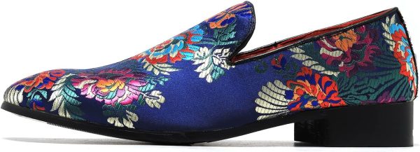 Men's Luxury Embroidery Penny Loafer Noble Slip-on Suede Loafers Shoes - Image 6