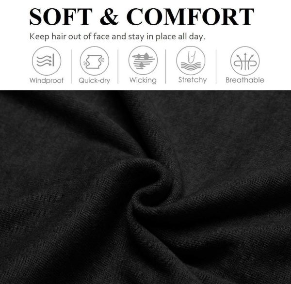 Multicolor Soft Fabric Headbands for Women - Elastic Non-Slip Head Bands, - Image 6