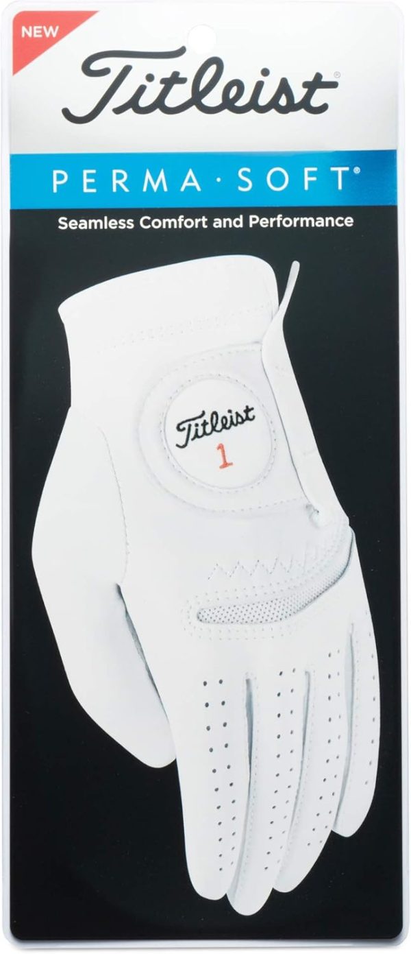 Titleist Perma-Soft Men's Regular Left Pearl , Medium/Large - Image 4