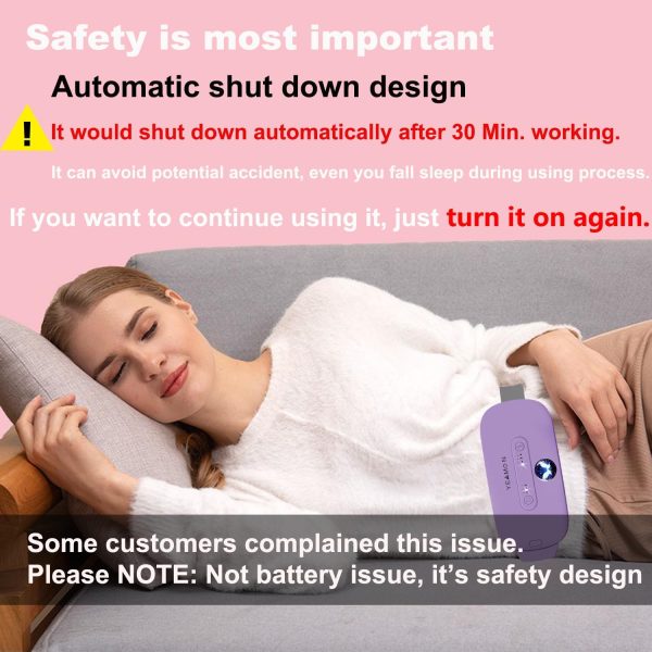 Portable Cordless Heating Pad, Electric Waist Belt Device,Fast Heating Pad - Image 2