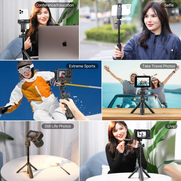 ULANZI M12 Extendable Selfie Stick for Action Camera, Portable Vlog Cell - Image 7