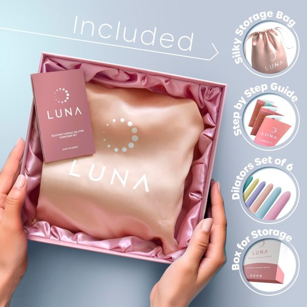 Luna Silicone Dilators for Pelvic Floor Strengthening - 6 Different Sizes - - Image 3
