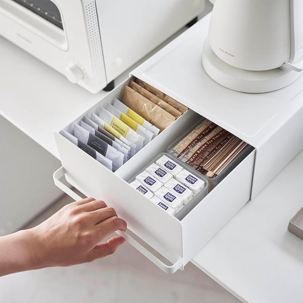 Home Tower Kitchen Appliance Rack with Drawer Under- Appliance Storage - Image 2