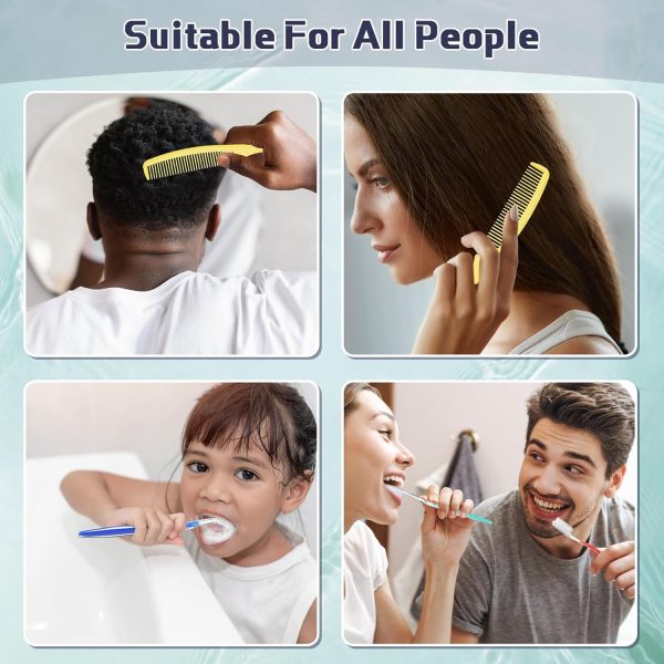 Tioncy 400Pcs Homeless Care Package Supplies Bulk Travel Toothbrushes - Image 6