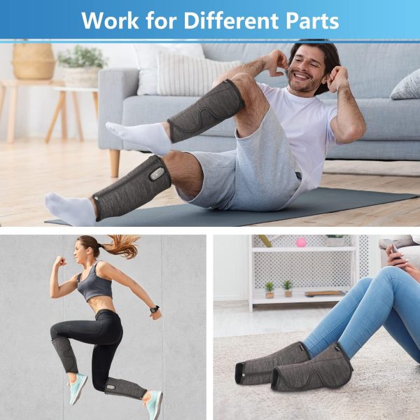 CINCOM Cordless Calf Massager for Circulation, Leg Compression Massager for - Image 4