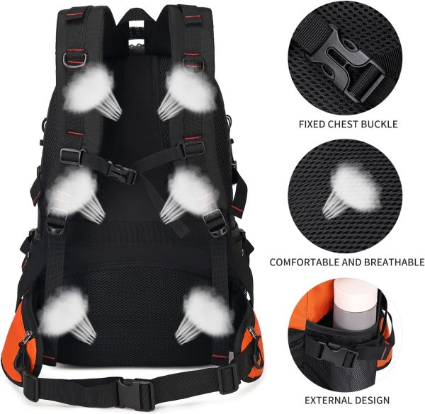 Nerlion 40L Hiking Backpack Travel Backpack for Men Women Camping - Image 7