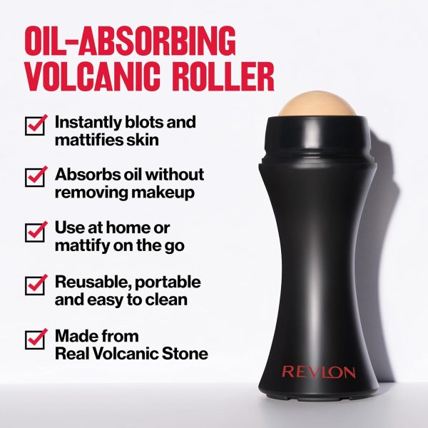Revlon Oil-Absorbing Face Roller, Skincare Stocking Stuffers, Beauty Gift, - Image 2