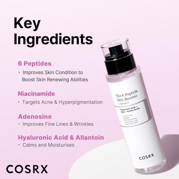 COSRX 6X Peptide Collagen Booster Toner Serum, Niacinamide & Hyaluronic - Image 3