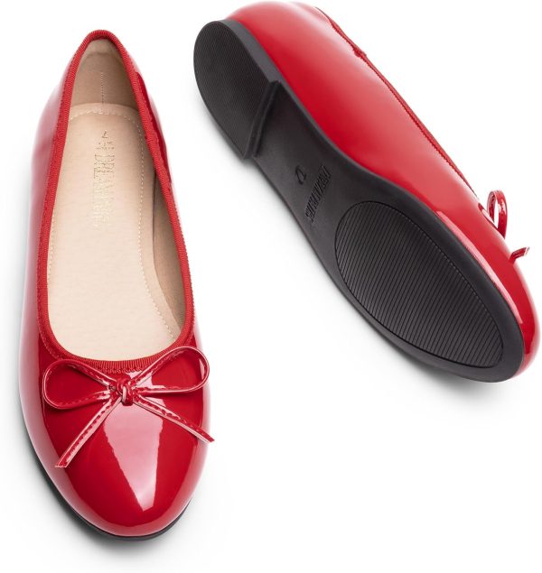 DREAM PAIRS Women's Flats, Round Toe Ballet Flats, Comfortable Slip-on - Image 4