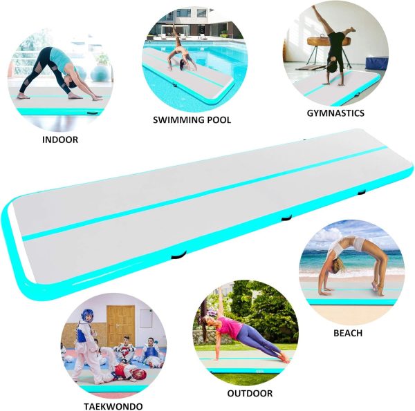 Naice Inflatable Air Gymnastics Mat, Training Tumbling Mat, - Image 4
