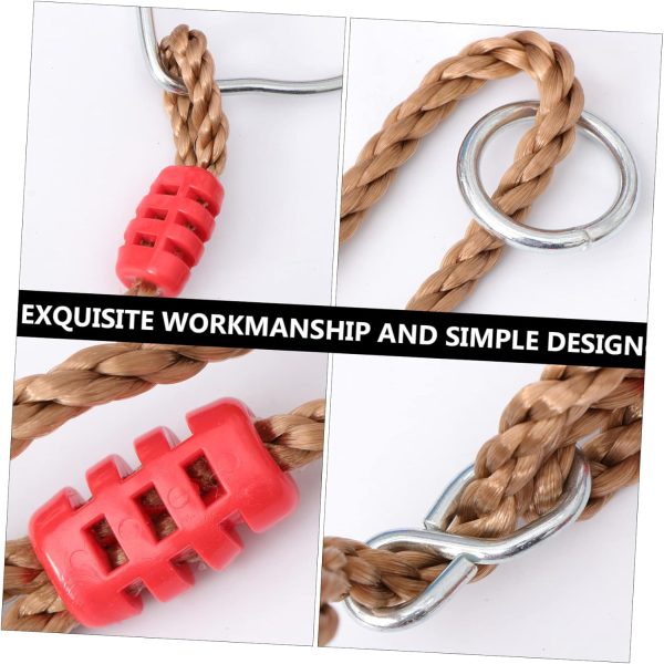 VANZACK 1 Pair Fitness Rings Gym Workout Gymnastic Gym Rings Pull up Rings - Image 4
