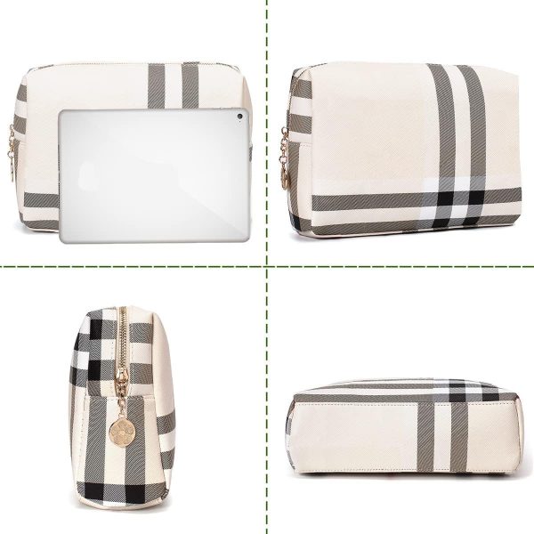 Large Makeup Bag for Purse Luxury Women Cosmetic Bags Designer Make Up - Image 3