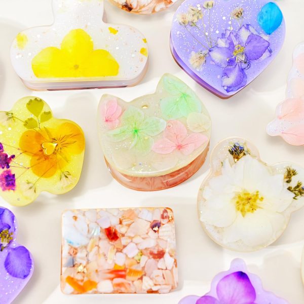UV Resin Molds, PP Clip Epoxy Resin Molds Silicone with Accessories, Resin - Image 5