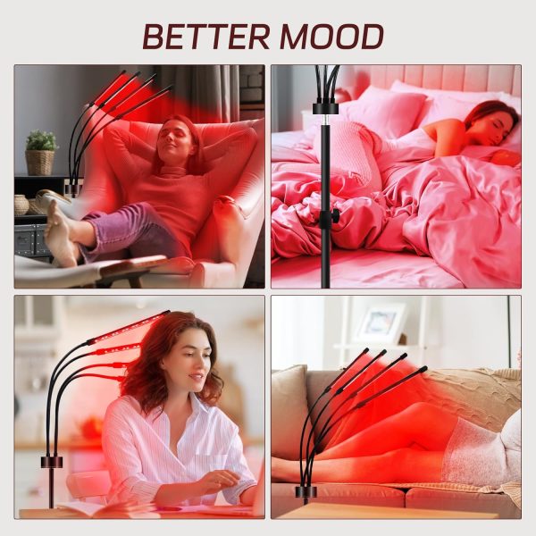 Shyineyou Red Light Therapy for Body, 80LEDs 660nm ＆ 850nm Infrared Light - Image 5