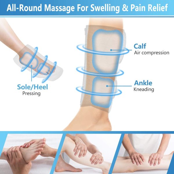 CINCOM Cordless Calf Massager for Circulation, Leg Compression Massager for - Image 3