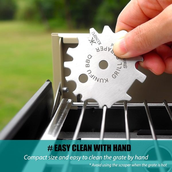 KUNIFU BBQ Grill Scraper, Stocking Stuffers, Bristle-Free for Griddle, - Image 3