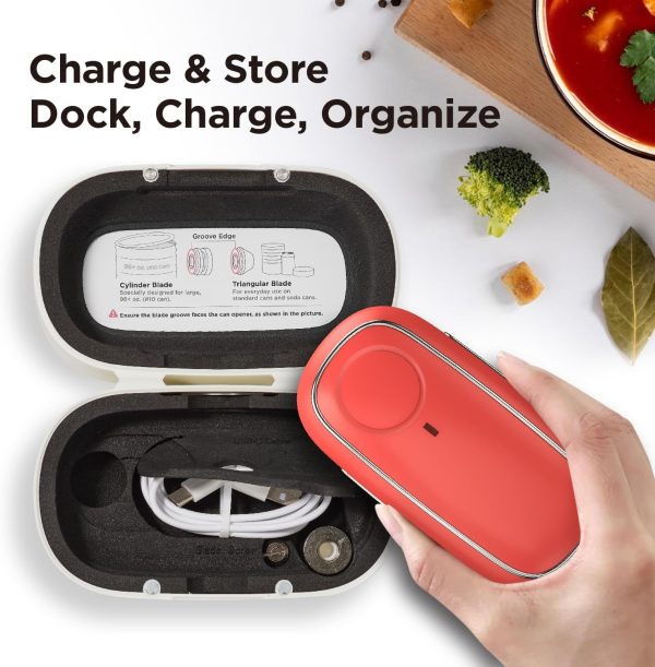 Kitchen Mama Orbit One Rechargeable Can Opener: Hands-Free Operation, - Image 5