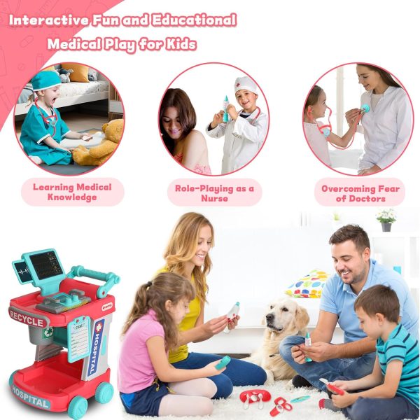 Doctor Kit for Toddlers 3-5 - Toddler Role Play Set with Costume, - Image 7