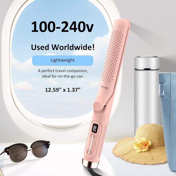 360° Airflow Styler Curling Iron - 1.25 Inch Hair Straightener and Curler 2 - Image 5