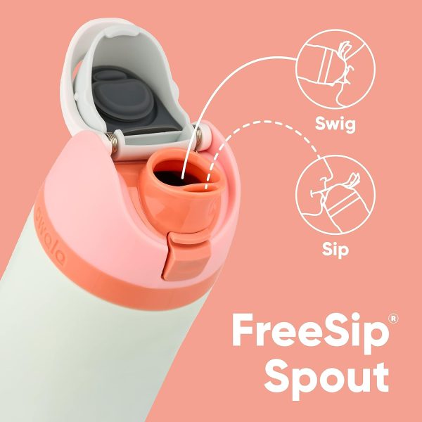 Owala FreeSip Insulated Stainless Steel Water Bottle with Straw for Sports, - Image 2