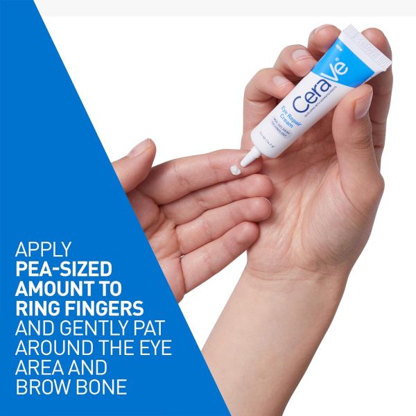 CeraVe Eye Repair Cream | Under Eye Cream For Puffiness And Bags Under Eyes - Image 5