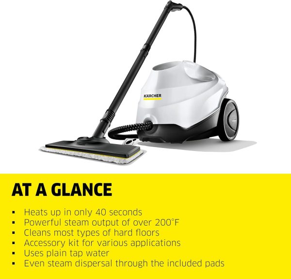 Kärcher SC3 Steam Cleaner with Attachments, Multi Purpose Power Steamer – - Image 2