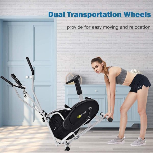 Nightcore 2 in 1 Elliptical Fan Bike Dual Cross Trainer Machine, Workout - Image 4
