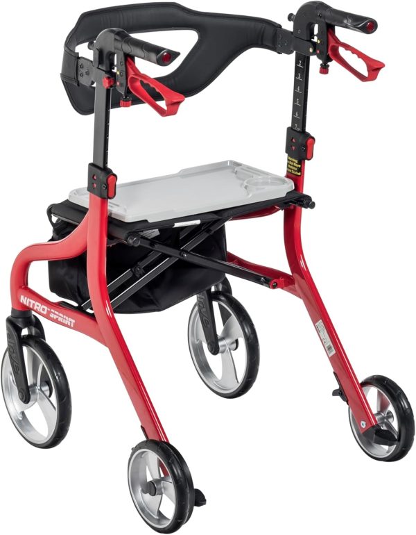 Drive Medical Nitro Sprint Rollator Tray, Walker Tray, Walker Tray for - Image 3