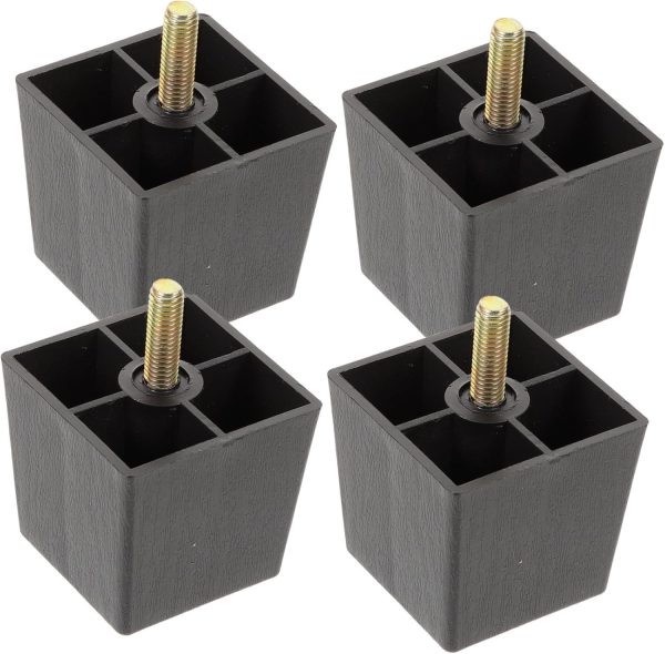 Gadpiparty 3sets Rubber Plastic Sofa Legs Furniture Leg Legs for Tables - Image 2
