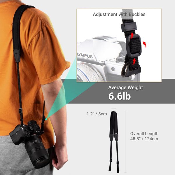 Mirrorless Camera Neck Strap Shoulder Belt for Sony ZV-E10 A7C A6600 A6500 - Image 5