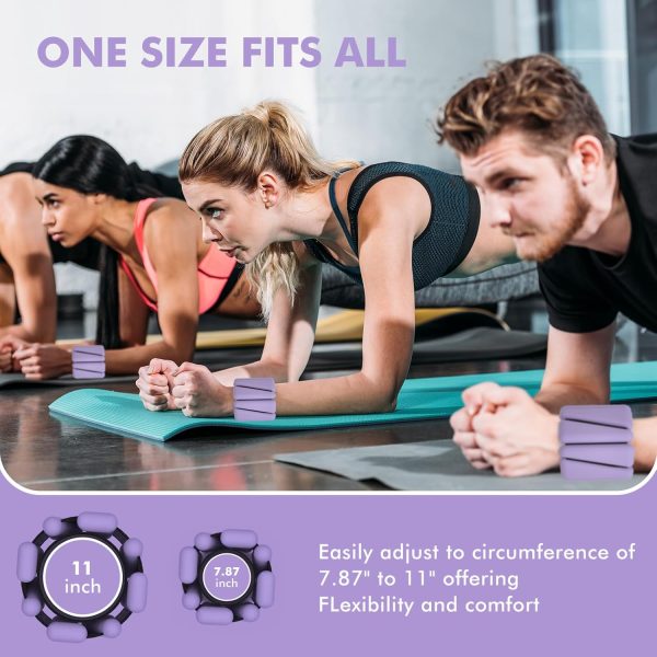 Wrist Weights, Ankle Weights for Women Men, Adjustable Wrist Weighted - Image 7