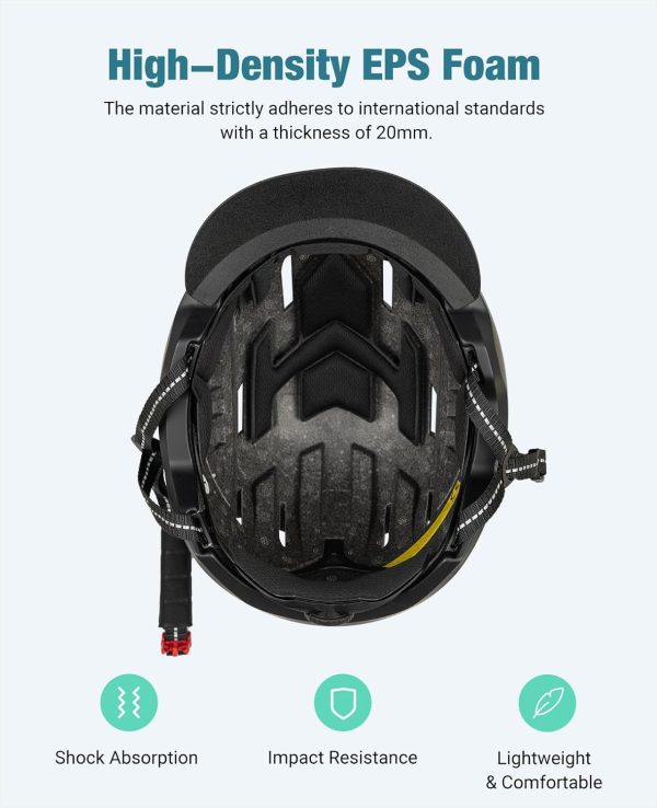 Favoto Adult Bike Helmet with Removable Visor - Lightweight Bicycle Helmet - Image 7