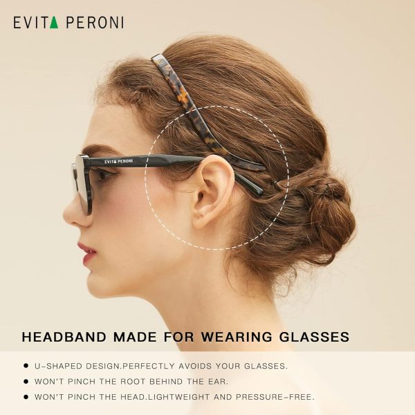 EVITA PERONI Hair Bands - Designed for Eyewear, No Pressure, No Headache, - Image 5